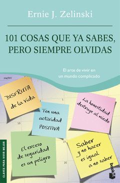 101 COSAS QUE YA SABES PERO SIEMPRE OLVIDA-BOOKET-4068-CLAVES VIVIR MEJOR-ED.07