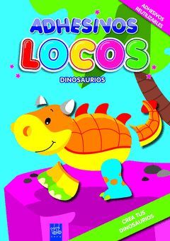 ADHESIVOS LOCOS. DINOSAURIOS.YOYO-INF