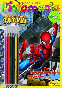 SPIDERMAN. PINTAMANIA LAPICES COLORES