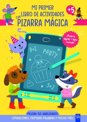MI PRIMER LIBRO DE ACTIVIDADES CON PIZARRA MÃGICA. AMARILLO