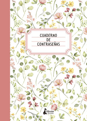 CUADERNO DE CONTRASEÑAS ROJO