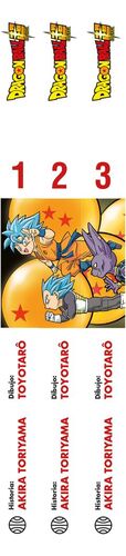 SHONEN STARTER SET DRAGON BALL SUPER Nº 1+2+3