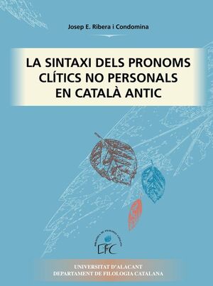 SINTAXI DELS PRONOSMS CLITICS NO PERSONALS EN CATA