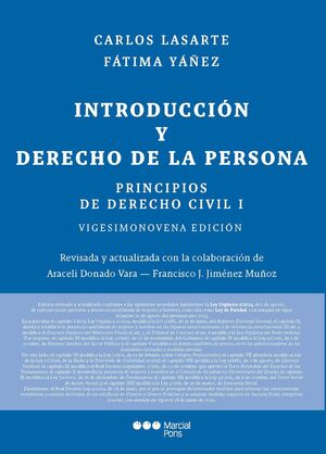 PRINCIPIOS DE DERECHO CIVIL. TOMO I