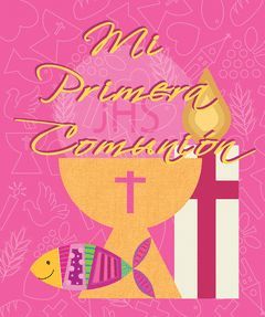 MI PRIMERA COMUNION 38438  ROSA