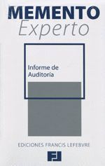 MEMENTO EXPERTO INFORME DE AUDITORÍA