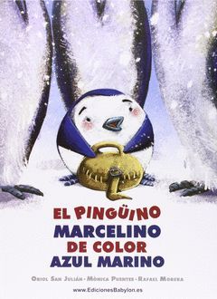 EL PINGÜINO MARCELINO DE COLOR AZUL MARINO