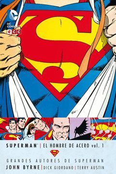 GRANDES AUTORES DE SUPERMAN: SUPERMÁN EL HOMBRE DE ACERO VOL1.ECC.COMIC-TDURA