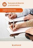 GUIA PARA EL DOCENTE Y SOLUCIONARIOS ACTIVIDADES AUXILIARES COMERCIO