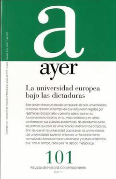 LA UNIVERSIDAD EUROPEA BAJO LAS DICTADURAS