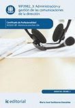 ADMINISTRACION Y GESTION DE LAS COMUNICACIONES DE LA DIRECCION