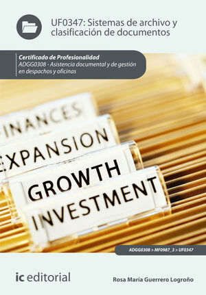 SISTEMA DE ARCHIVO Y CLASIFICACI¢N DE DOCUMENTOS. ADGG0308 - ASISTENCIA DOCUMENT