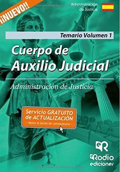 CUERPO DE AUXILIO JUDICIAL TEMARIO VOL 1