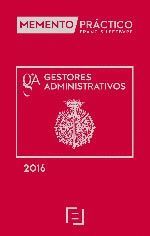 MEMENTO PRACTICO GESTORES ADMINISTRATIVOS 2016