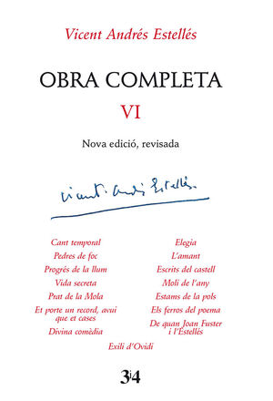 OBRA COMPLETA VI (VICENT ANDRES ESTELLES)