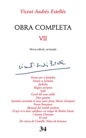 OBRA COMPLETA, VOL.VII