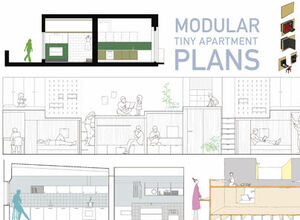 MODULAR TINY APARTMENT PLANS (BILINGÜE ESP;ENG)