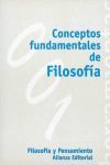 CONCEPTOS FUNDAMENTALES DE FILOSOFIA