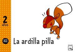 ARDILLA PILLA 2 AÑOS TORBELLINOS