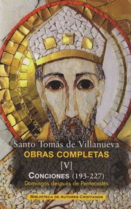 OBRAS COMPLETAS DE SANTO TOMÁS DE VILLANUEVA. V: CONCIONES 193-227. DOMINGOS DES