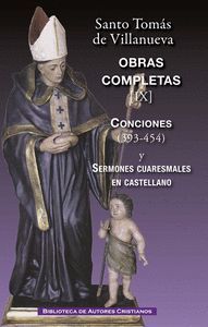 OBRAS COMPLETAS IX SANTO TOMAS DE VILLANUEVA-CONCIONES