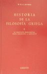 Hª.FILOSOFIA GRIEGA 2º - TRADICION PRESOCRATICA D