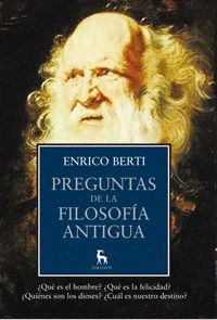 PREGUNTAS DE LA FILOSOFÍA ANTIGUA. GREDOS-RUST.