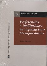 PREFERENCIAS E INSTITUCIONES ENNEGOCIACIONES PRESUPUESTARIAS