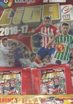 BLISTER ALBUM Y 10 SOBRES LIGA ESTE 2016-2017