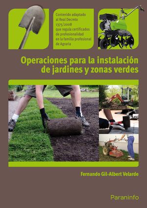 OPERACIONES PARA LA INSTALACION DE JARDINES Y ZONAS VERDES