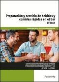 PREPARACIÓN Y SERVICIO DE BEBIDAS Y COMIDAS RÁPIDAS EN EL BAR
