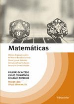 MATEMATICAS. TEMARIO PRUEBAS DE ACCESO A CICLOS FORMATIVOS DE GRADO SUPERIOR