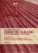 DERECHO AGRARIO GENERAL AUTONOMICO Y COMUNITARIO