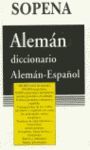 DICC SOPENA ALEMAN ESPAÑOL / ESPAÑOL ALEMAN (2 VOLS.)