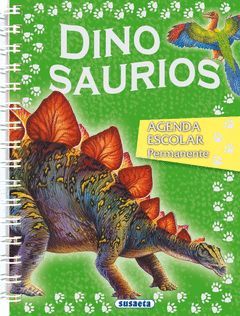 AGENDA ESCOLAR PERMANENTE DINOSAURIOS.SUSAETA-ANILLAS  REF.2507-01