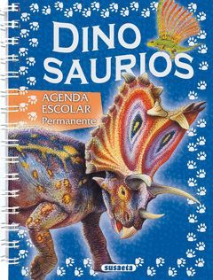 AGENDA ESCOLAR PERMANENTE DINOSAURIOS.SUSAETA-ANILLAS  REF.2507-02