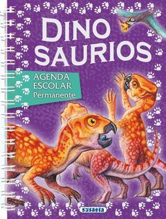 AGENDA ESCOLAR PERMANENTE DINOSAURIOS.SUSAETA-ANILLAS REF.2507-03