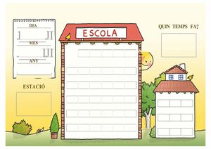 PANEL ESCOLAR. MATERIAL D'AULA. INFANTIL. CAT