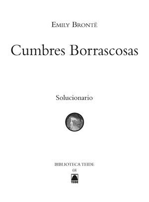 CUMBRES BORRASCOSAS. SOLUCIONARIO