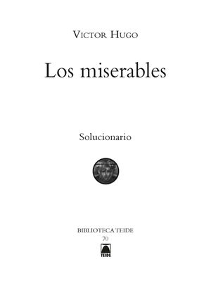 LOS MISERABLES. SOLUCIONARIO