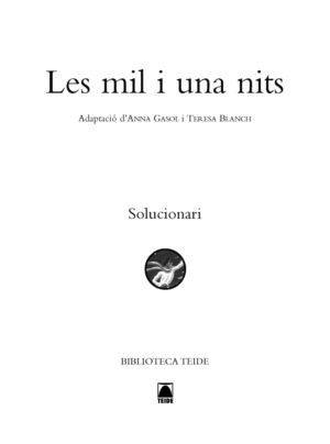 LES MIL I UNA NITS. SOLUCIONARIO
