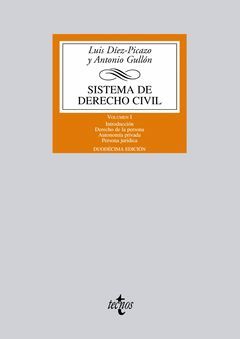 SISTEMA DE DERECHO CIVIL. VOL I. (12ª ED) TECNOS-RUST