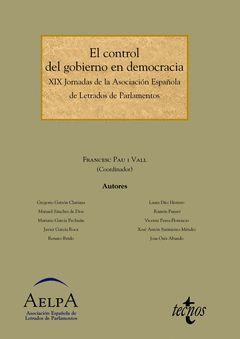 EL CONTROL DEL GOBIERNO EN DEMOCRACIA