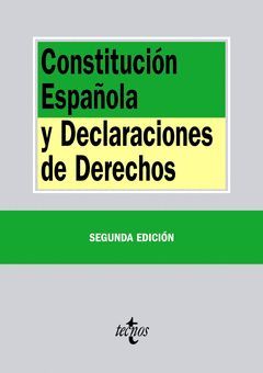 CONSTITUCIÓN ESPAÑOLA Y DECLARACIONES DE DERECHOS.BTL-369