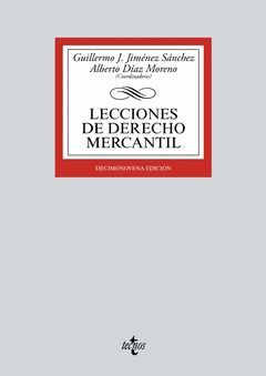 LECCIONES DE DERECHO MERCANTIL.ED16.TECNOS-RUST