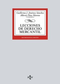 LECCIONES DE DERECHO MERCANTIL.ED16.TECNOS-RUST