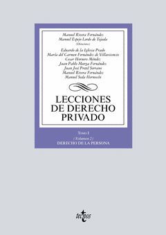 LECCIONES DE DERECHO PRIVADO. TOMO I