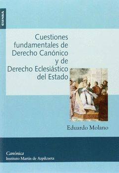 CUESTIONES FUNDAMENTALES DE DERECHO CANÓNICO Y DE DERECHO ECLESIÁSTICO DEL ESTAD