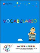 CAJA DE VOCABULARIO. ESPIRAL MÁGICA 4 AÑOS