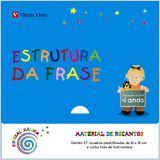 CAIXA ESTRUCTURA DA FRASE. E. MÁXICA. 4 ANOS